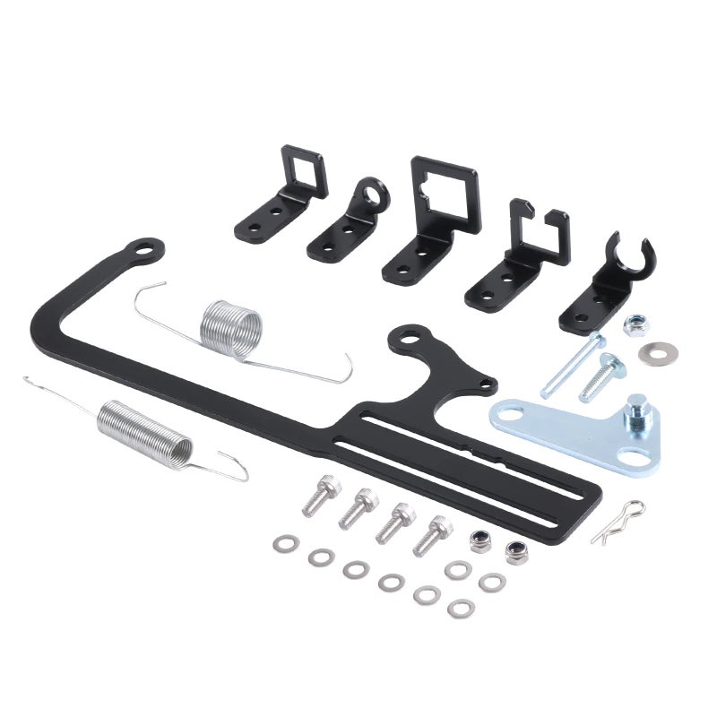 WOWYZL 304147 EZ-EFI Cable Mount Kit Carburetor Throttle Cable Mount Bracket Steel Black - Image 1